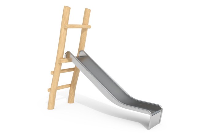 glijbaan met ladder